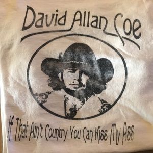 Vintage David Allan Coe T shirt